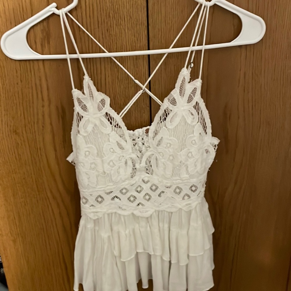 Free people white Adela cami! Size xs!